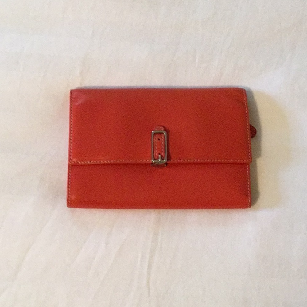 Red/Orange vintage Coach wallet